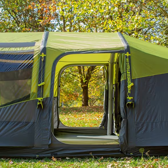 spacious inside of inflatable tent